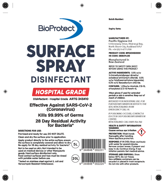 BioProtect Surface Spray Disinfectant