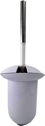 Wall-Mounted Toilet Brush - White
