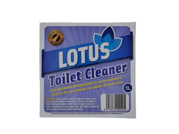 Lotus Toilet Cleaner Label
