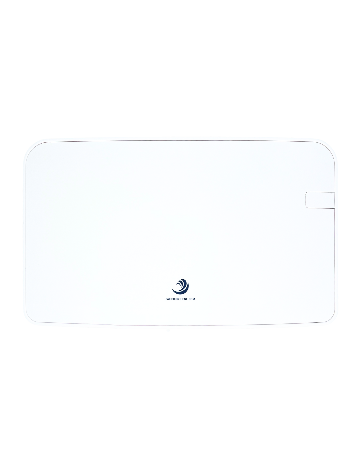 Quartz Double Midi Jumbo Toilet Roll Dispenser - White