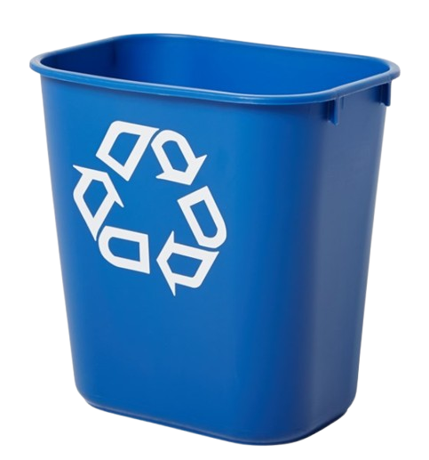 Rubbermaid Wastebasket Rectangle 12.9L