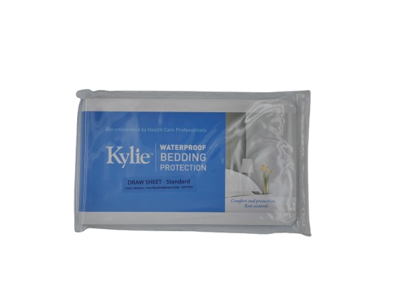Kylie, Draw Sheet Single - Waterproof Bedding Protection