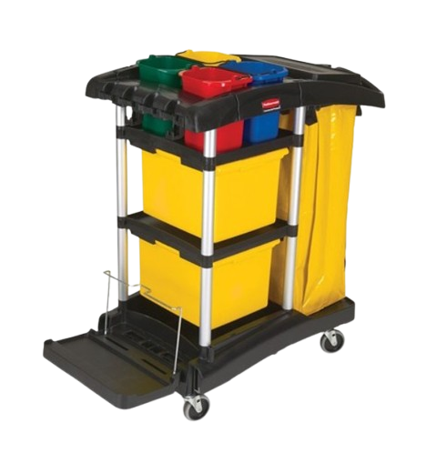 Rubbermaid Heavy Duty Pails 4.8L Set of Blue/Red/Yellow/Green