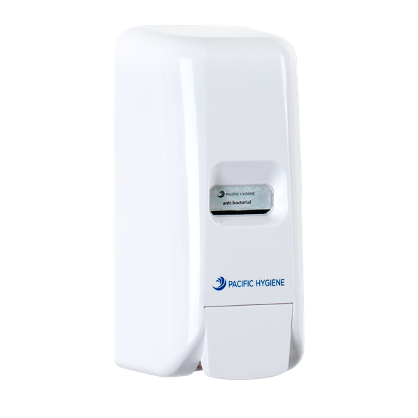 Pacific Hygiene 1L Soap & Sanitiser Dispenser - White
