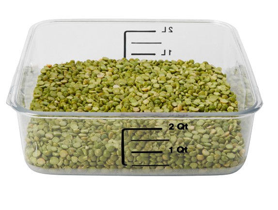 Rubbermaid Square Storage Container, 1.9L, Clear