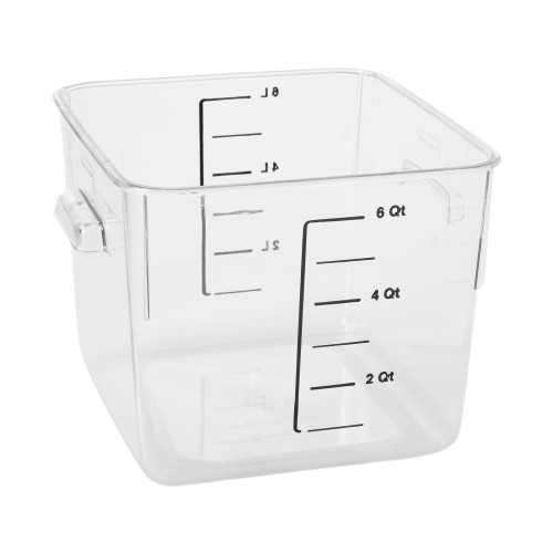 Rubbermaid Square Storage Container, 5.7L, Clear