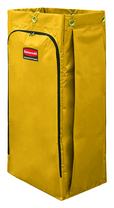 Rubbermaid Janitorial Cleaning Cart Vinyl Bag 128L, Yellow