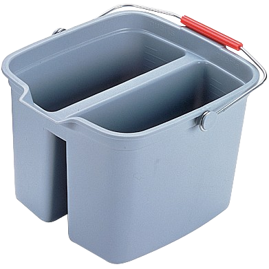 Rubbermaid Double Bucket - Gray