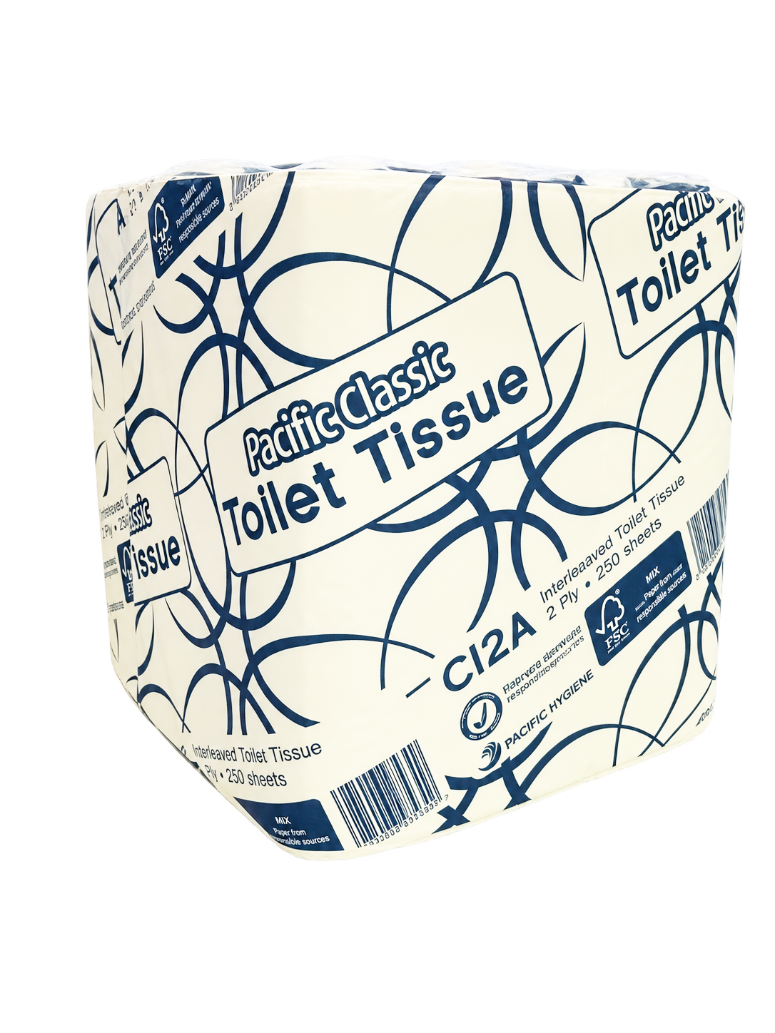 Pacific Classic Interleaved Tissue 2 Ply 250 Sheets - FSC®