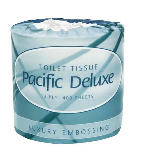 Pacific Deluxe Roll Toilet Tissue 2-Ply 400 Sheets