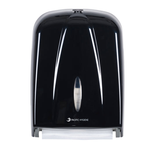 Pacific Hygiene Trim Hand Towel Dispenser - Black