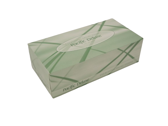 Pacific Deluxe Facial Tissue with Eucalyptus, 2 Ply - FSC