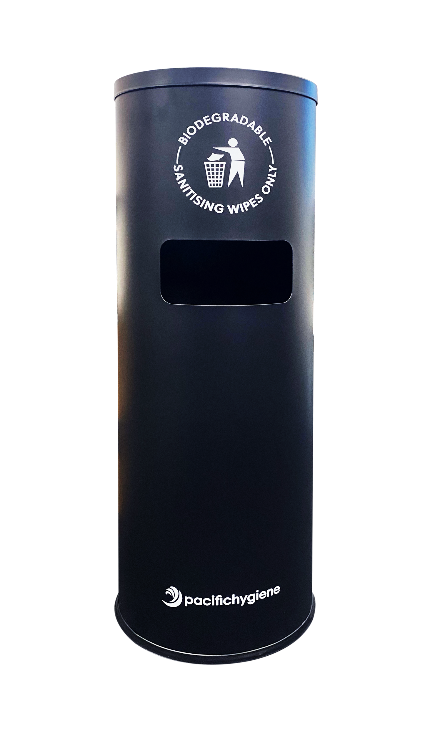 HygieneNix Gym Wipe Dispenser, Black