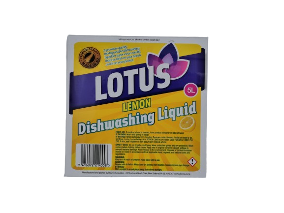 Lotus Dishwash Lemon Label