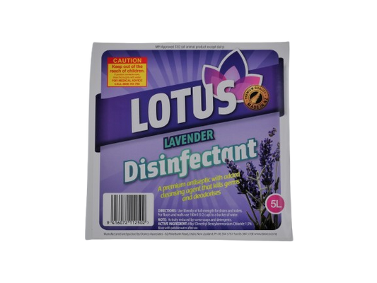 Lotus Disinfectant Lavender Label 5L