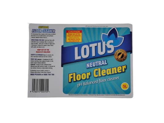 Lotus Floor Cleaner Label 5L