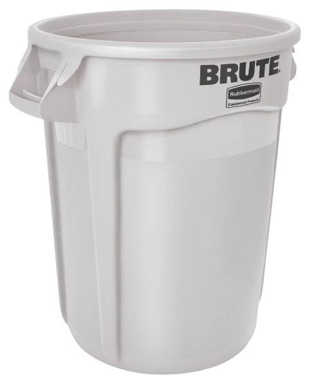 Rubbermaid BRUTE® Container 121.1L - White