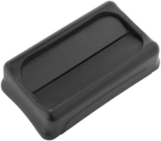 Rubbermaid SLIM JIM® Swing Lid Black