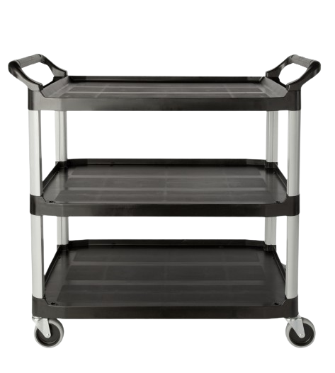 Rubbermaid Xtra Cart Open Sided 136Kgs Capacity - Black