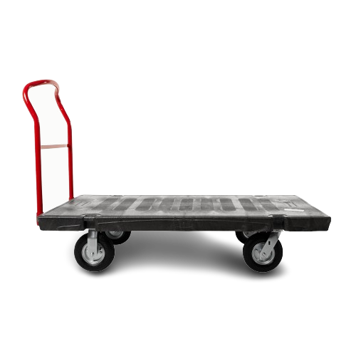 Rubbermaid Heavy Duty Platform Truck, 152.4cm x 76.2cm with 20.32cm Polyolefin Casters