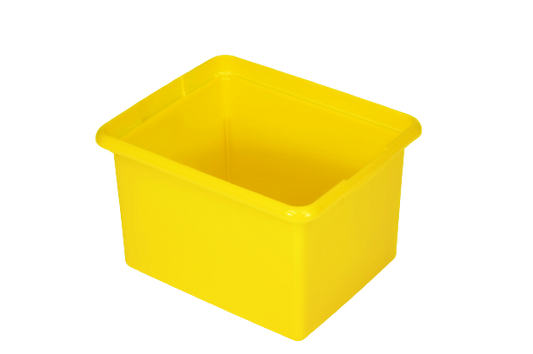 Rubbermaid Organising Bin 29L, Yellow