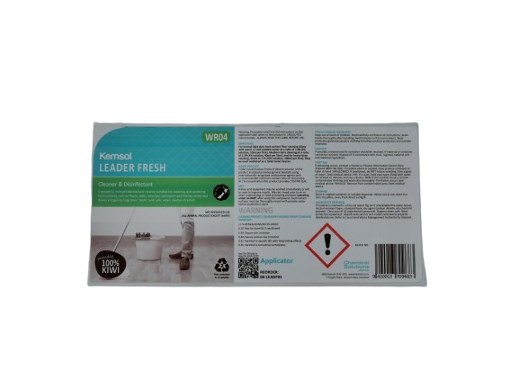 Leader Fresh App Label – Pacific Hygiene
