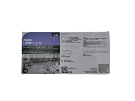 Citrus Kleen App Label