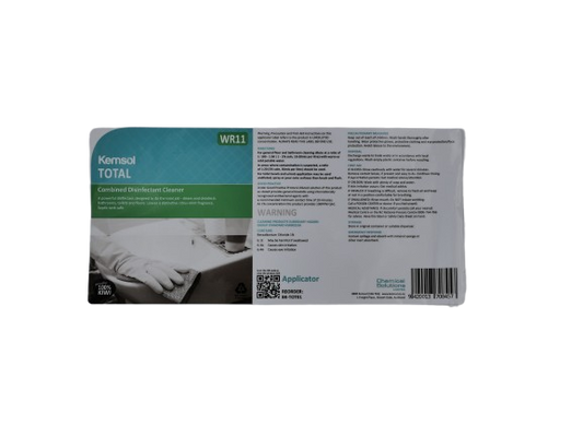 Total Cleaner/Sanitiser App Label