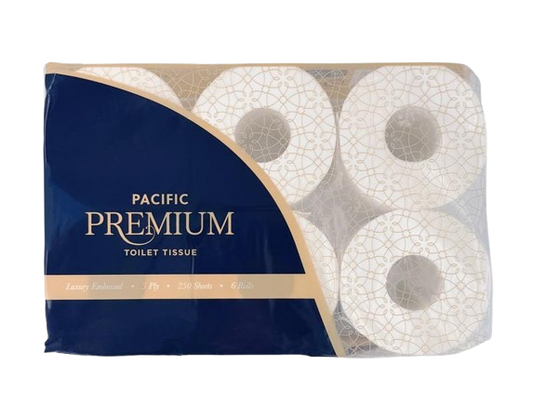 Pacific Premium 3Ply Toilet Roll - FSC® 6-Pack