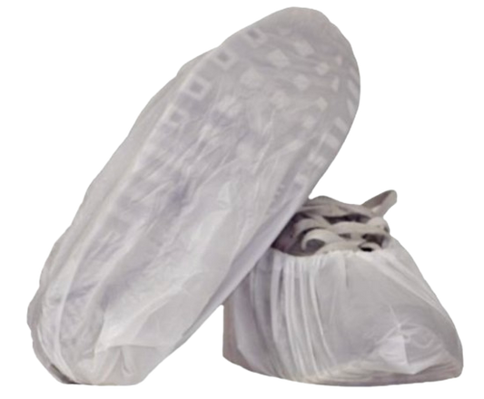 OverShoe White PE Waterproof Economy 406mm