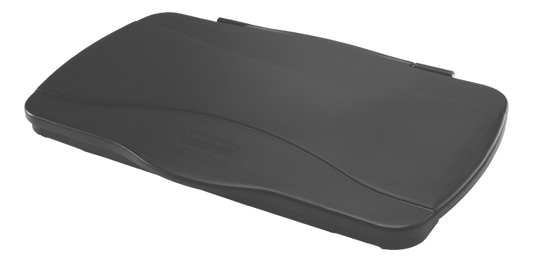 Rubbermaid Executive SLIM JIM® Hinged Lid Black