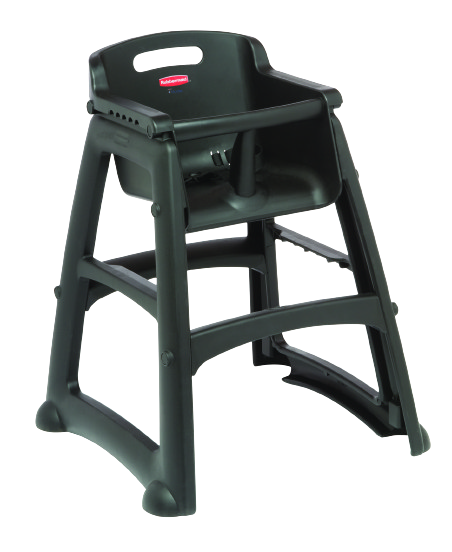 Rubbermaid STURDY CHAIR™ Youth Seat with Microban - Black