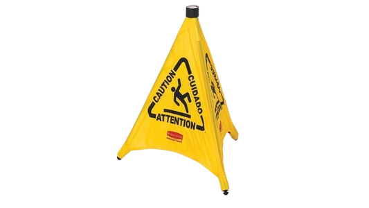 Rubbermaid Pop-Up Safety Cone, Multi-Lingual