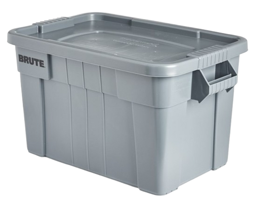 Rubbermaid BRUTE® 76L Tote with Lid, Grey