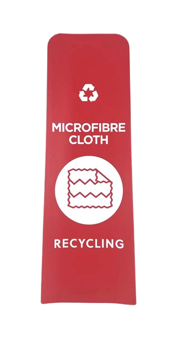 RCP Slim Jim Recycling Station Front Panel Label