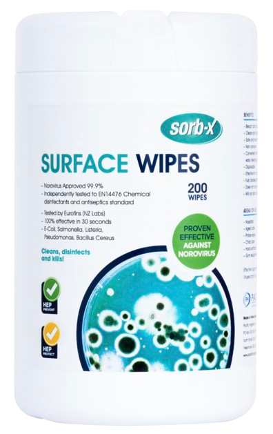 Sorb-X Surface Wipes