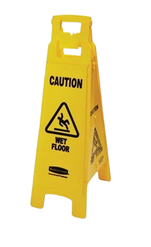 Rubbermaid Floor Sign "Caution Wet Floor" 4 sided