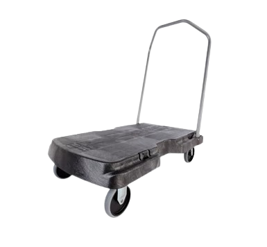 Rubbermaid Triple Trolley - User Friendly Handle, Standard Duty