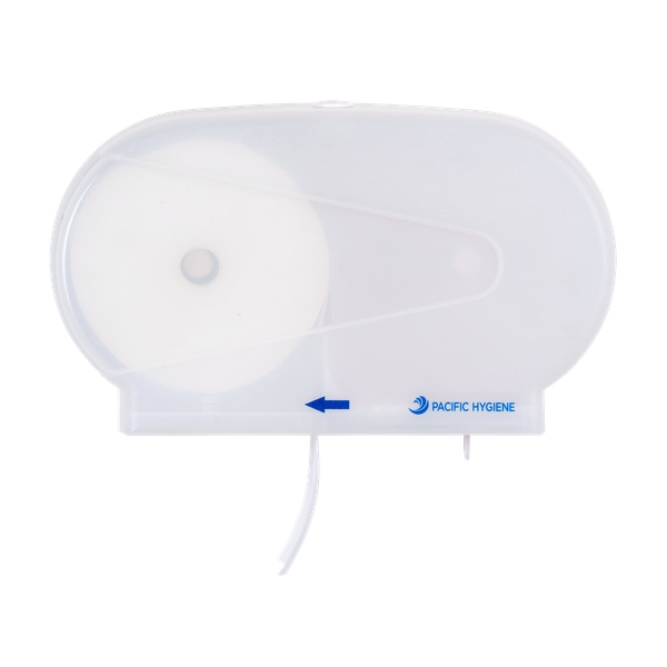 Pacific Hygiene Double Mini Jumbo Dispenser White