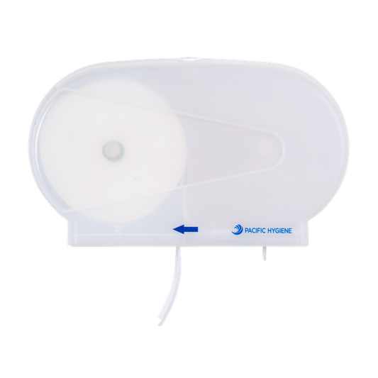 Pacific Hygiene Double Mini Jumbo Dispenser White