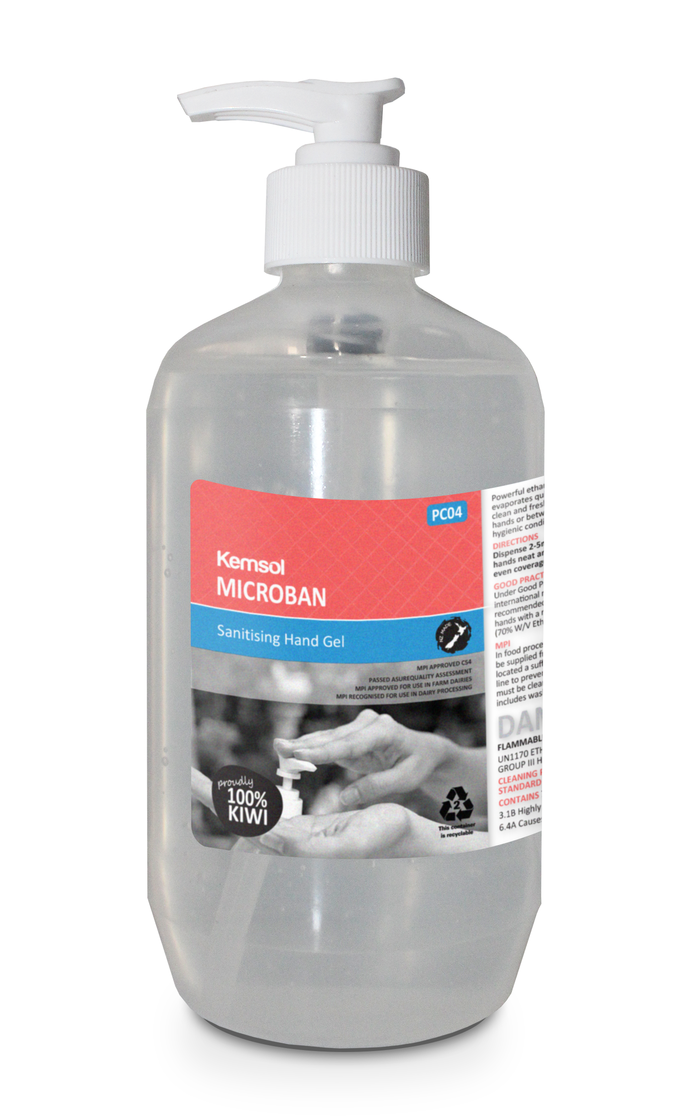 Kemsol Microban Hand Sanitiser 500ml